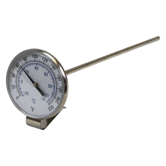 Picture of Dual-Scale Dial-Type Liquid Thermometer w/8" Probe