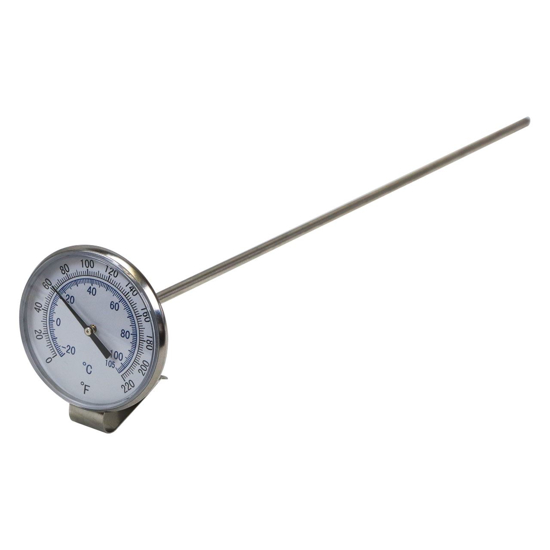 Picture of Dual-Scale Dial-Type Liquid Thermometer w/13" Probe