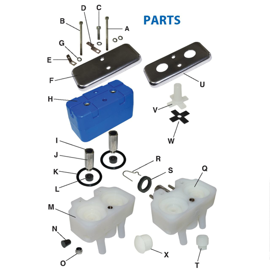 Picture of Complete Piston f/Electric Pulsator--New Style