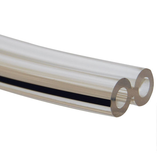 Picture of Twin 1/4" ID Clear Vacuum Tubing--Ctn/100'