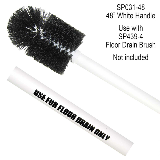 Picture of "Use for Floor Drain Only" Brush Handle--48"