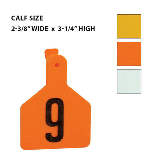 Picture of Z-Tag Calf Eartag, 25 tags, Numbered