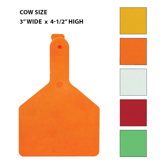 Picture of Z-Tag Cow Eartag, 25 tags, Blank