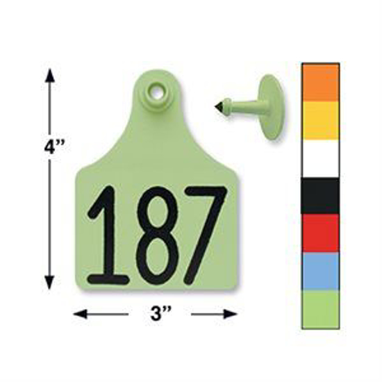 Picture of Allflex Maxi Eartags, 25 tags