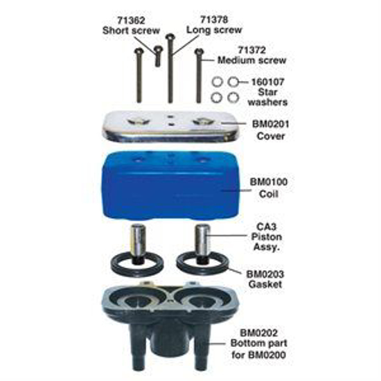 Picture of Piston w/ Rubber f/ BouMatic Style Pulsator