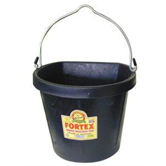 Picture of Fortex 18 Qt. Flat Rubber Pail