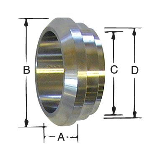 Picture of Bevel-Seat Ferrule (Bevel/Weld)