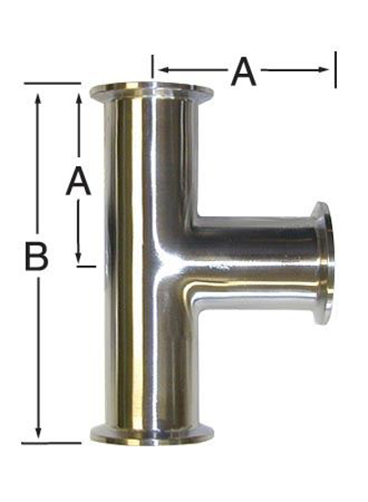 Picture of Tee (Clamp/Clamp/Clamp)