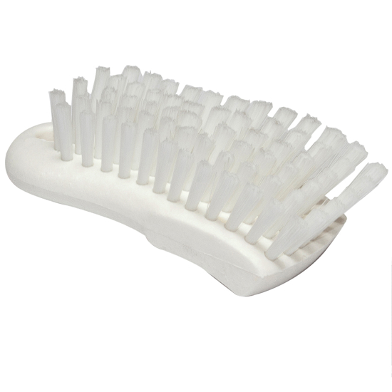 Picture of White Block Brush w/White Polyester Bristles (456FO)