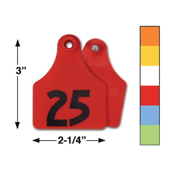 Picture of Allflex Double Large Eartag, 25 tags