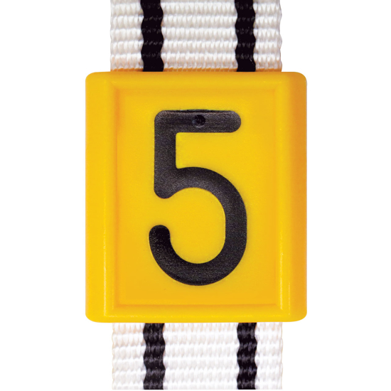 Picture of Yellow Neck Strap ID # 5