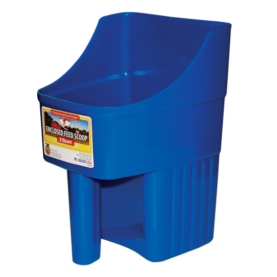 3 Quart Feed Scoop - Blue