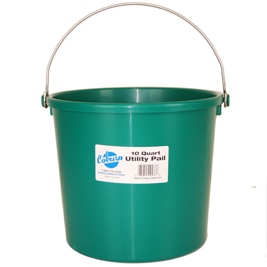 10 Quart Utility Pail--Green