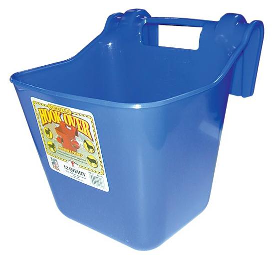 12 Qt. Hook-Over Feeder--Blue