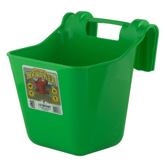 12 Qt. Hook-Over Feeder--Lime Green