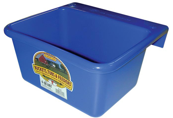 6 Qt.Dura-Flex Mini Feeder--Blue