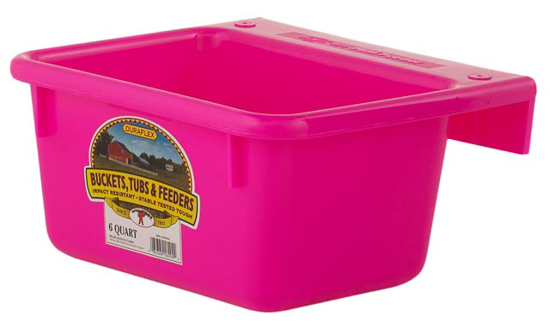 6 Qt.Dura-Flex Mini Feeder--Hot Pink