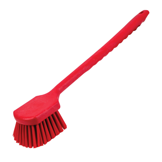 Hercules All-Red Poly Gong Brush w/Poly Bristles - 20"