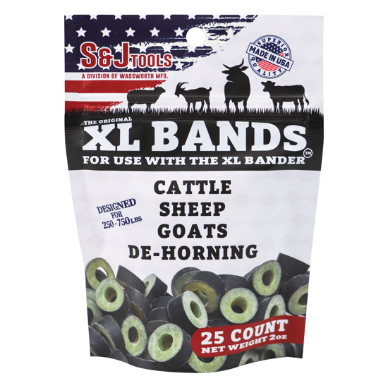 XL Tri-Band Rings--Pkg/25